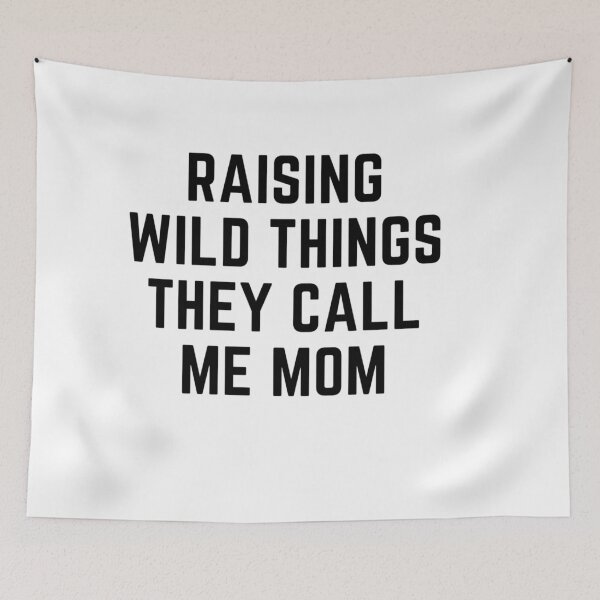 Item preview, RAISING WILD THINGS sarcastic quote sticker [P-Q 160][839]  designed and sold by HIPNOTIZAR  CRAFTS.