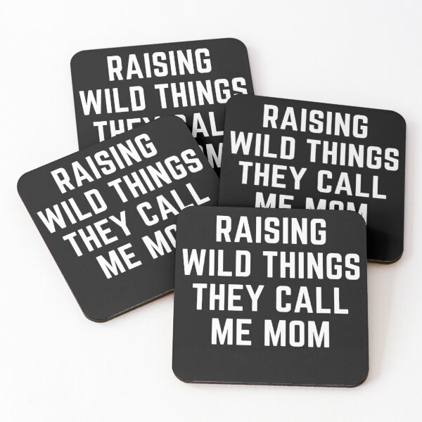 Item preview, RAISING WILD THINGS sarcastic quote sticker [P-Q 160B][840]  designed and sold by HIPNOTIZAR  CRAFTS.