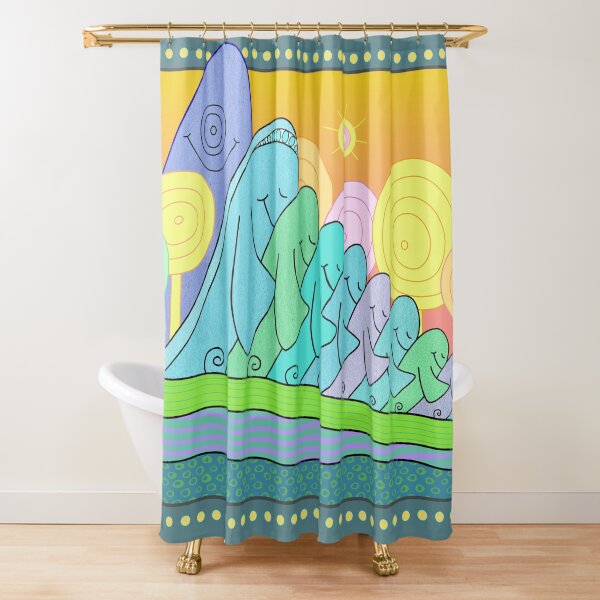 Family Constellations Shower Curtain