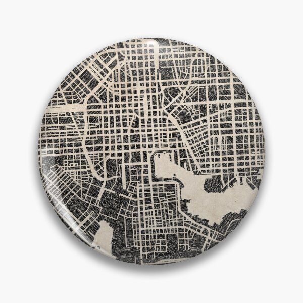 Item preview, BALTIMORE map Maryland Ink lines designed and sold by InkMaps.
