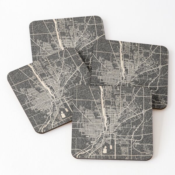 Item preview, BELOIT map Wisconsin Ink lines designed and sold by InkMaps.