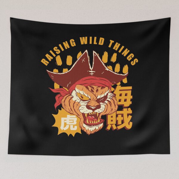 Item preview, Raising Wild Things Tiger Pirate designed and sold by Coder-T.