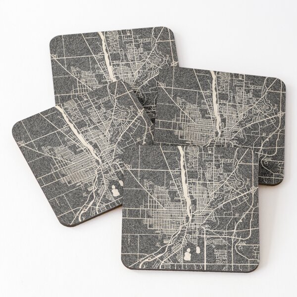 Item preview, BELOIT map Wisconsin Ink lines designed and sold by InkMaps.