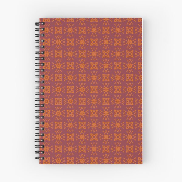 Item preview,  Geometric Pattern Doodly Burgundy Orange designed and sold by Antava.
