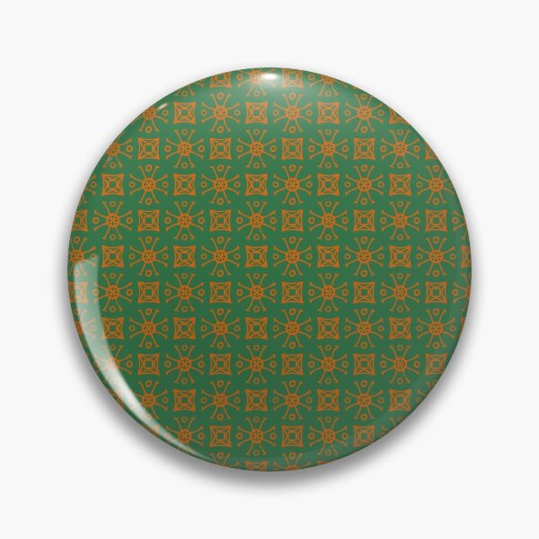 Item preview,   Geometric Pattern Doodly Green Orange designed and sold by Antava.