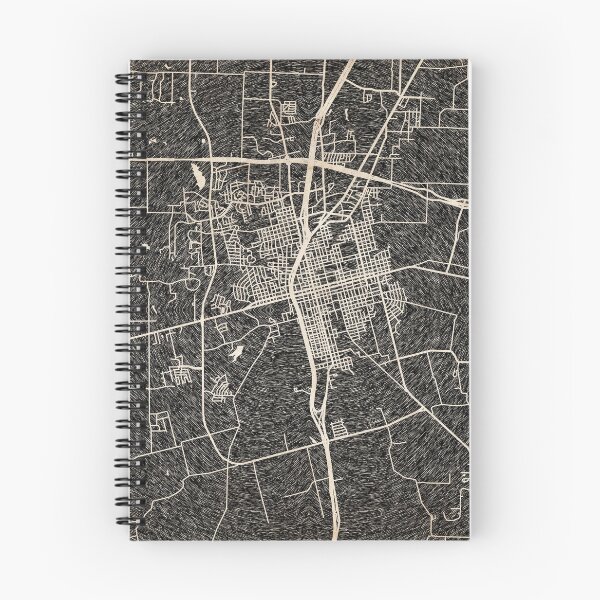 Item preview, CEDAR FALLS map Iowa Ink lines designed and sold by InkMaps.