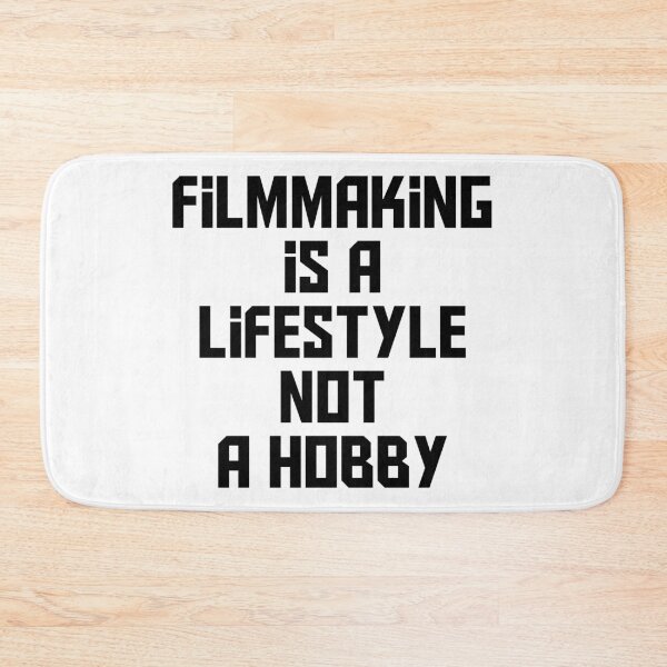 Item preview, filmmaking is a lifestyle not a hobby, filmmaking lovers, filmmaking art, filmmaking camera designed and sold by Dkh Fashion.