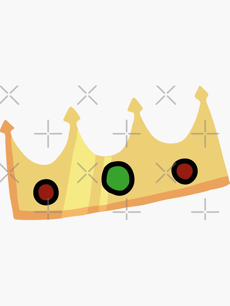 "ranboo crown" Sticker by Kidouu | Redbubble