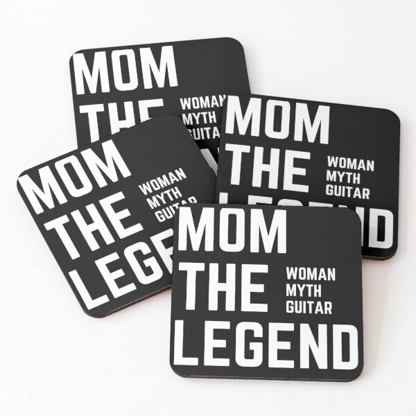 Item preview, MOM THE WOMAN THE MYTH THE GUITAR LEGEND sarcastic quote GREETING CARD [P-Q 161B][842]  designed and sold by HIPNOTIZAR  CRAFTS.