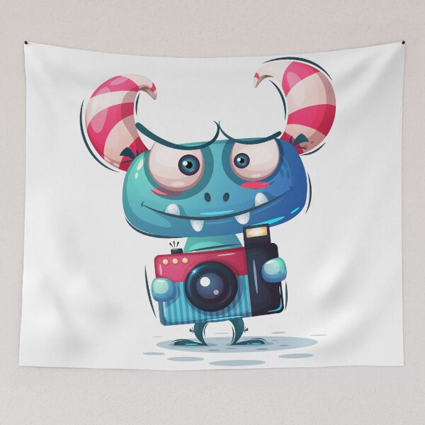 Item preview, cute monster designed and sold by SwipeUp.