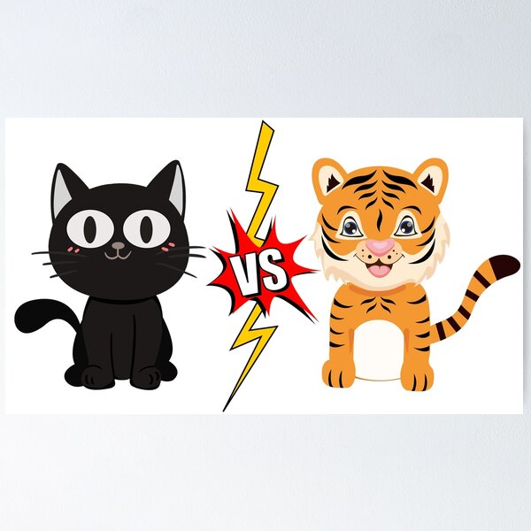 Item preview, CAT VS TIGER designed and sold by Fibanacci.