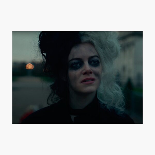 Cruella de Vil, 2021, 101 Dalmatians, Remake, Dog, Emma Stone, London Photographic Print