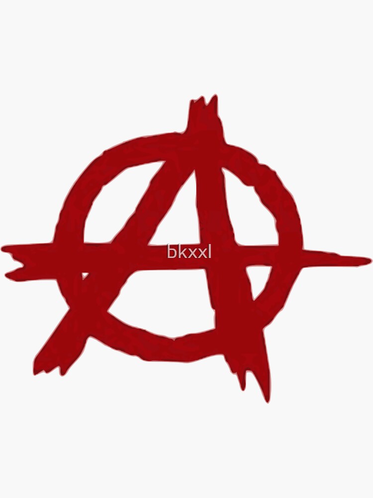 Anarchy Sticker For Sale By Bkxxl Redbubble