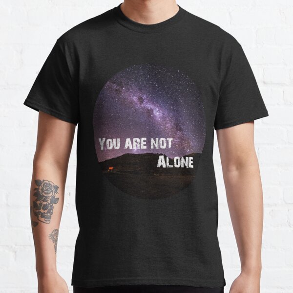 supernatural you are not alone t shirt