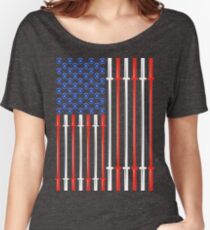 American Muscle Gifts For People Who Workout At The Gym Women's Relaxed Fit T-Shirt