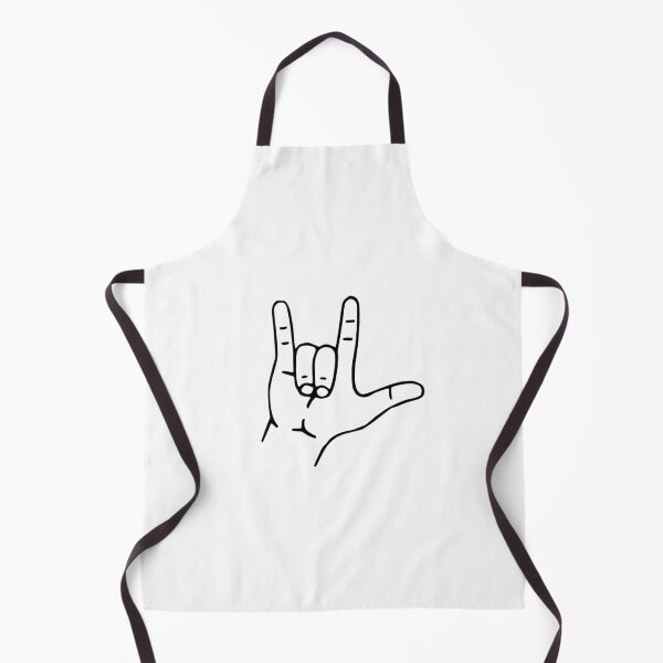 Item preview, Love sign hard of hearing american sign language ASL white designed and sold by daguilon.