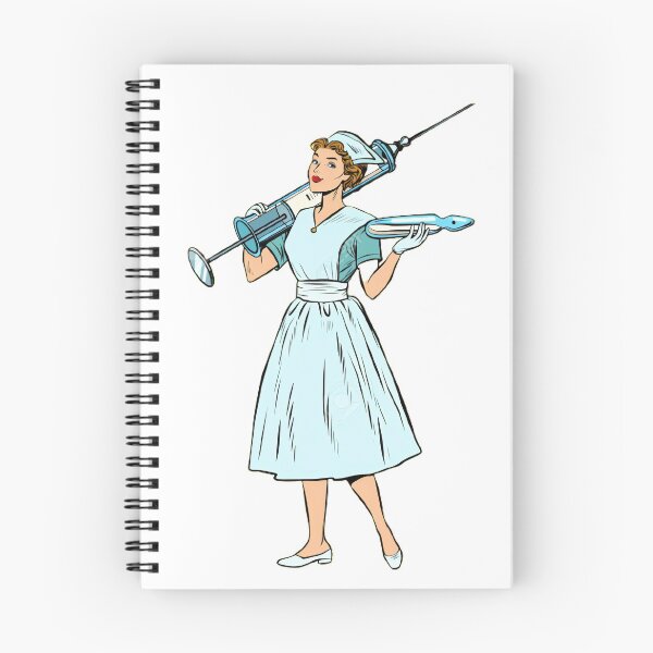 Item preview, Vintage Nurse with Syringe  designed and sold by liliwhitellc.