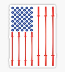 American Muscle Gifts For People Who Workout At The Gym Sticker