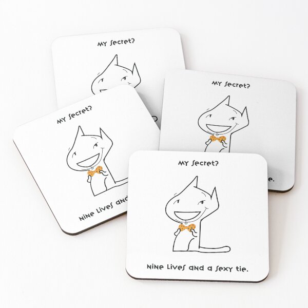 Item preview, A cat reveals his secrets: a sexy tie. designed and sold by Garrincha Toonz.