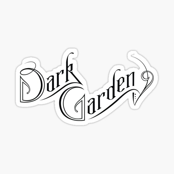 Dark Garden Logo Sticker for Sale by Dark Garden