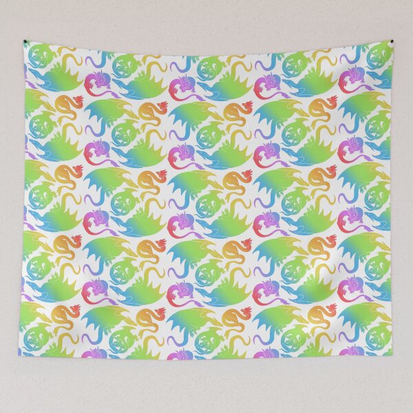 Item preview, Dragon Pattern (Rainbow) designed and sold by TheGryphon.