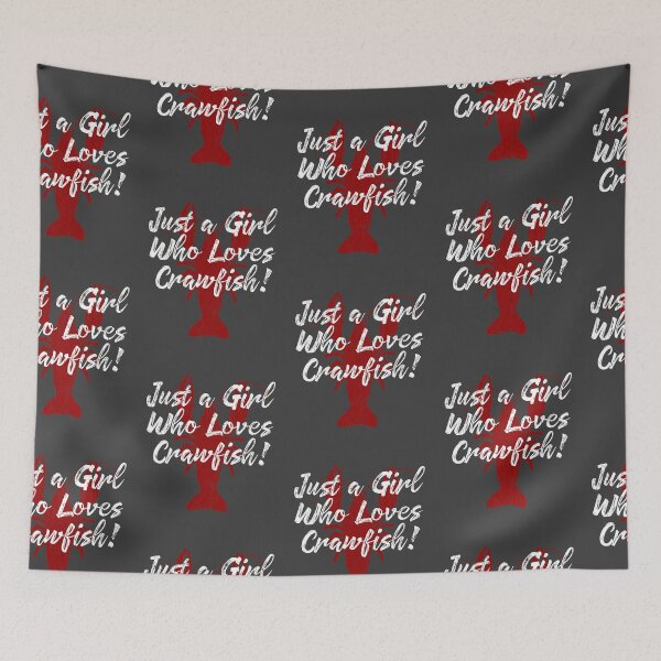 Item preview, Just a Girl Who Loves Crawfish Funny Louisiana Saying designed and sold by UglyPelican.