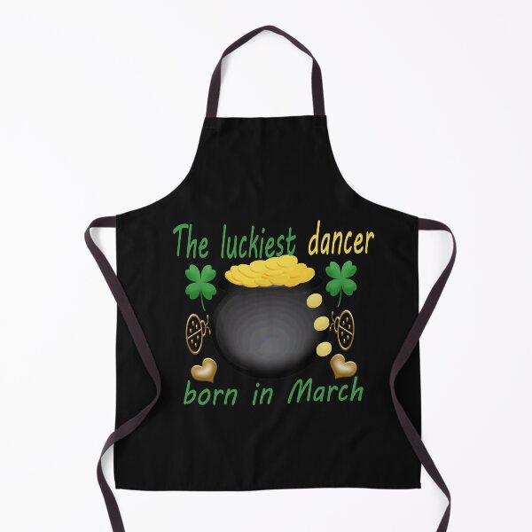 Item preview, the luckiest dancer born in march-funny holiday memes designed and sold by merchfun2.