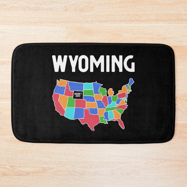 Item preview, WY Conspiracy Theory Wyoming Doesn't Exist design designed and sold by jakehughes2015.