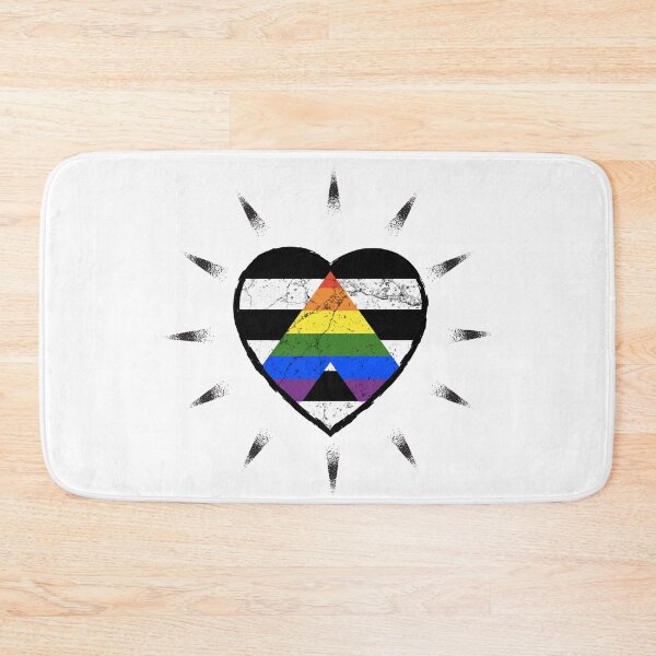 Item preview, ALLY's allied heart beats for diversity and pride | LGBTQ designed and sold by Petra Becker.