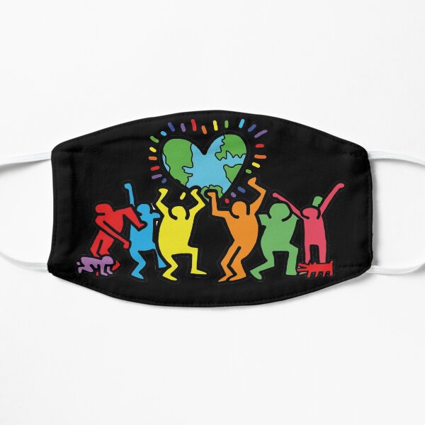 keith haring rap shirt outfit, best gift idea, Diversity Flat Mask