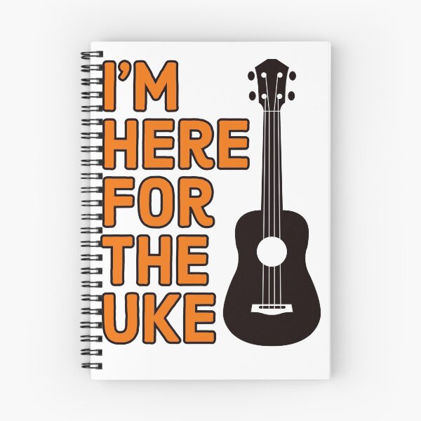 Artikelvorschau, Ich bin hier für die Uke Orange entworfen und verkauft von Ukulaliens.