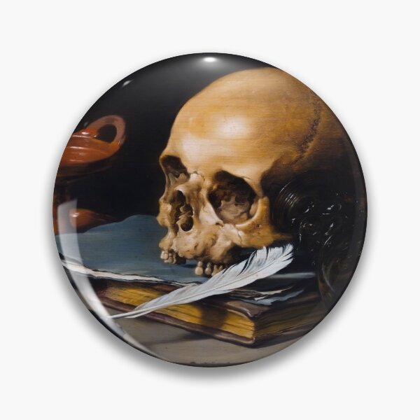 Item preview, Pieter Claesz Still Life with a Skull and Writing Quill designed and sold by billduncan.
