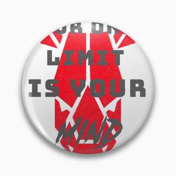 Aperçu de l'œuvre Votre seule limite est votre esprit Red Rhino Motivation Design créée et vendue par motivationaldaysss -.