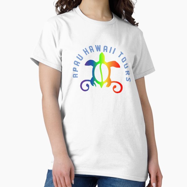 Apau Hawaii Tours - Collegiate Style Logo Classic T-Shirt