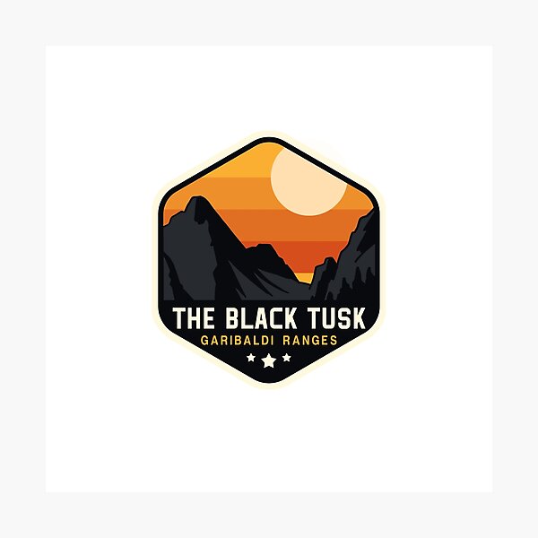 The Black Tusk Photographic Print