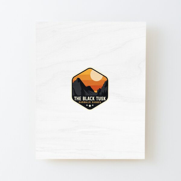 The Black Tusk Wood Mounted Print