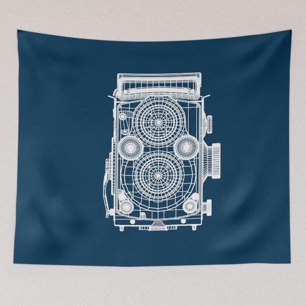 Item preview, Blueprint Retro Camera twin lens lomography  designed and sold by PeterADesign.