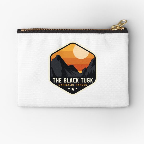 The Black Tusk Zipper Pouch