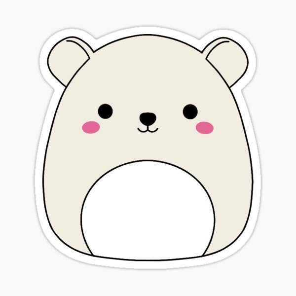 squishmallow white bear