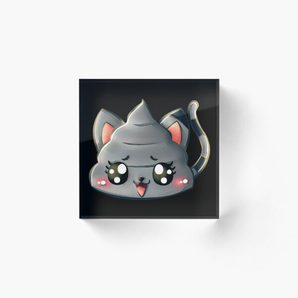 Cacawaii ! - caca mignon chat kawai kawaii crotte Bloc acrylique