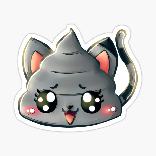 Cacawaii ! - caca mignon chat kawai kawaii crotte Sticker