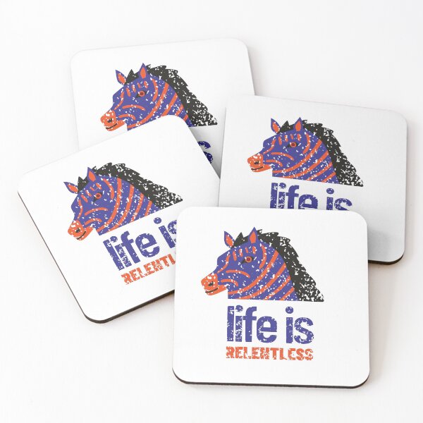 Item preview, LIfe is relentless designed and sold by NomadMessenger.