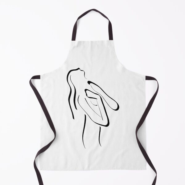 Item preview, WOMAN WASHING HAIR LINE ART | Drawing minimalism female silhouette art designed and sold by yourtravelguide.