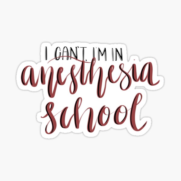 Item preview, I can't, I'm in anesthesia school designed and sold by deelaaneyy.