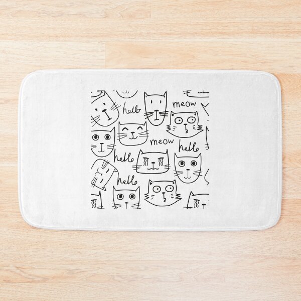 Item preview, cute cat seamless  designed and sold by lhousshop.