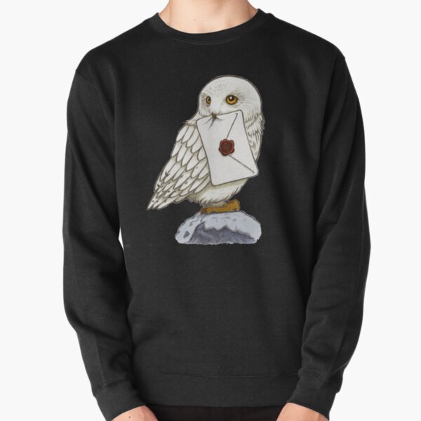 White Owl Pullover Sweatshirt