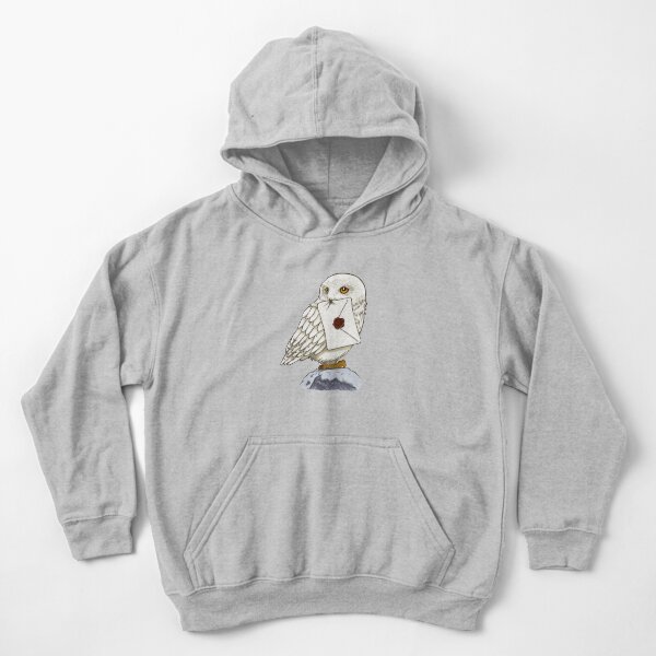 Chouette blanche Sweat à capuche épais enfant