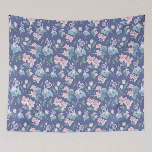Item preview, Pink and Purple Lotus designed and sold by christinamemory.
