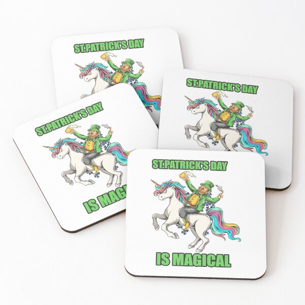 Item preview, Unicorn St patrick is magical designed and sold by TheFlipRepublic.