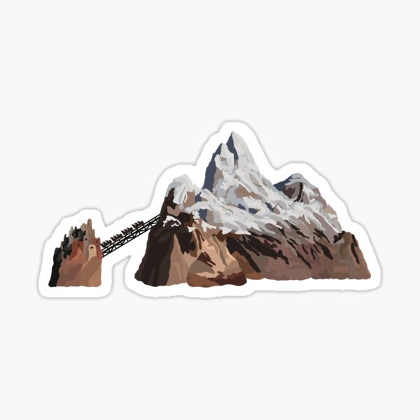 Animal Kingdom Mount Everest Sticker